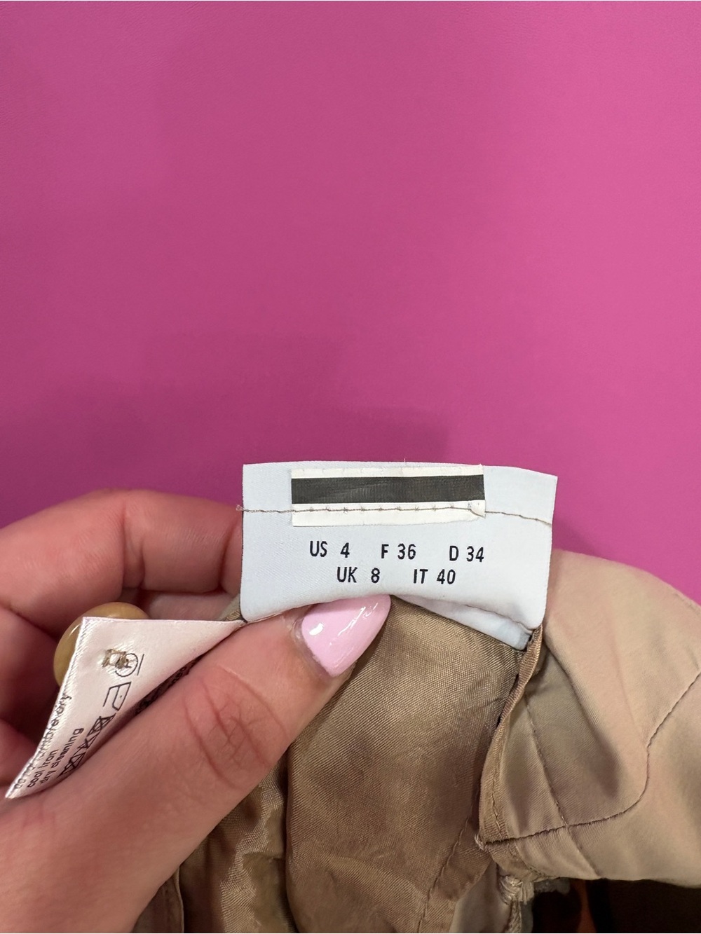 AKRIS PUNTO Belted Pleated Pants Tan - Picture 5 of 6